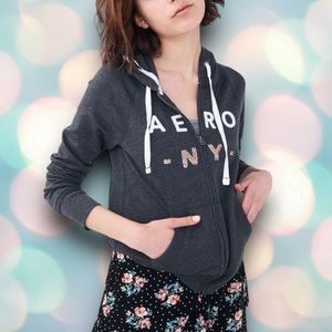 Aeropostale Women’s Sequin Sweatshirt Hoodie Size S